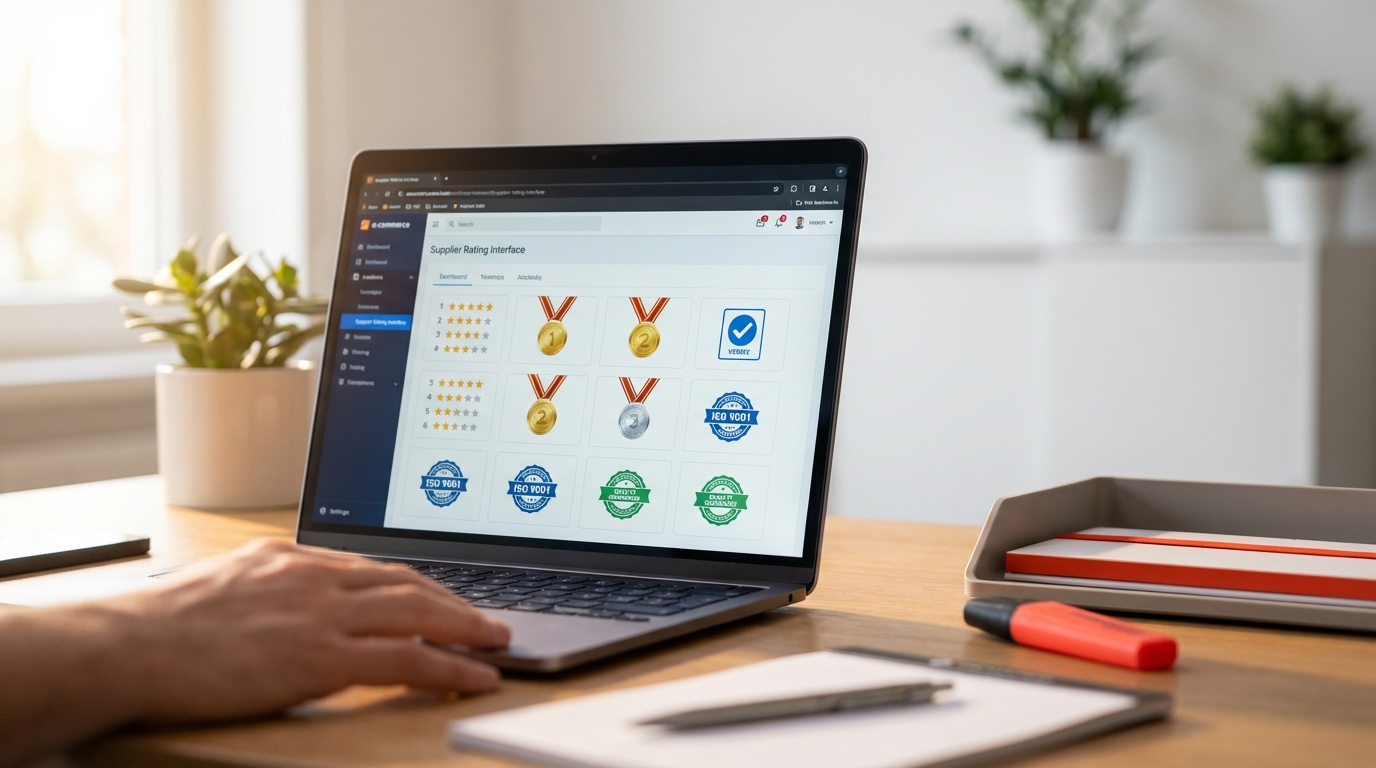Проверка рейтинга и сертификатов поставщика на платформе 1688 перед размещением заказа