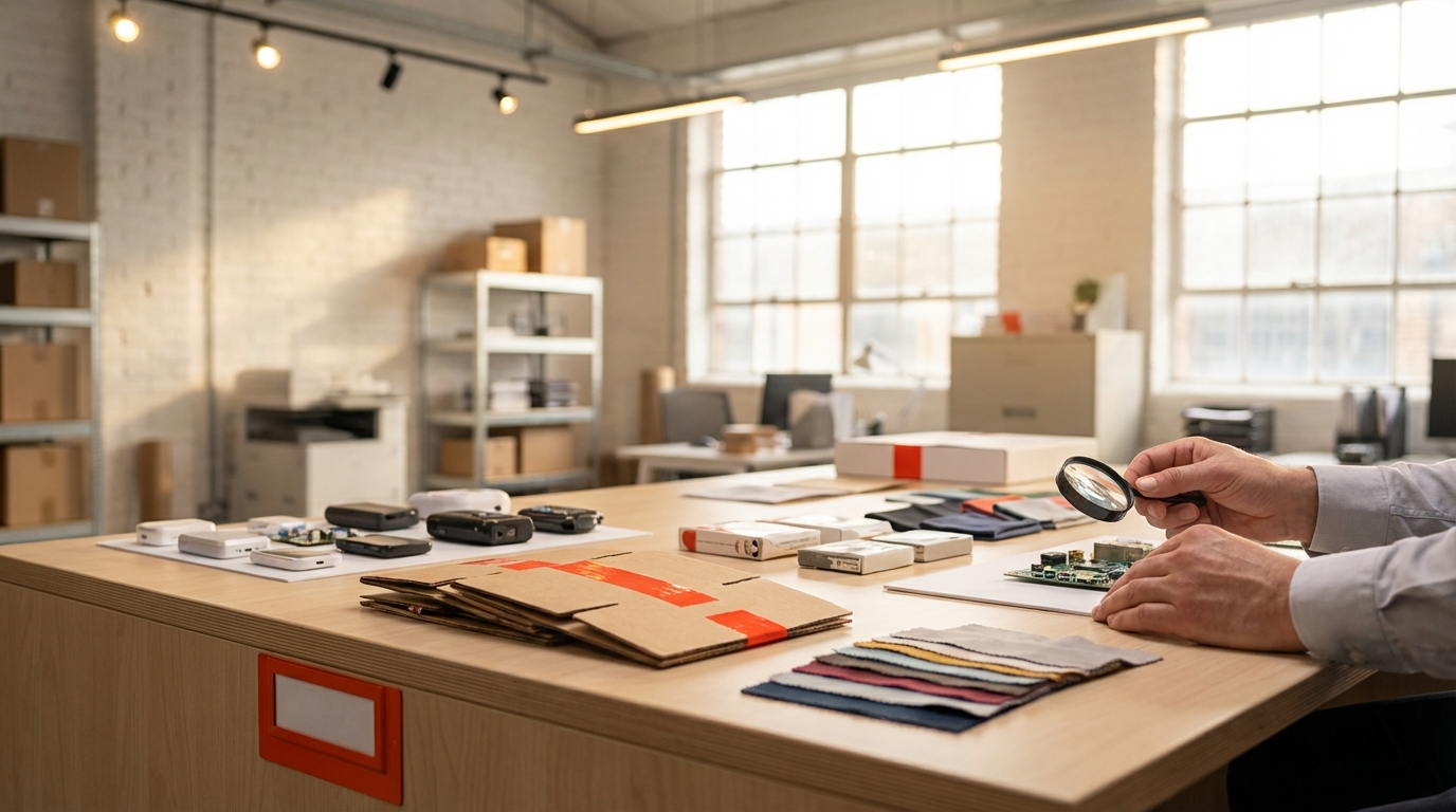 Проверка образцов товара от китайского поставщика перед размещением крупного заказа на 1688