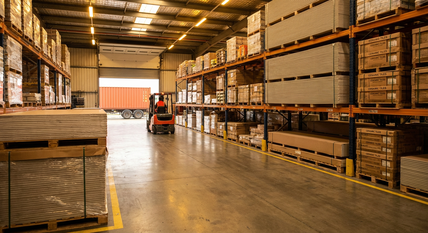 Контейнер или карго: что выгоднее для гипсокартона и плитки из Китая