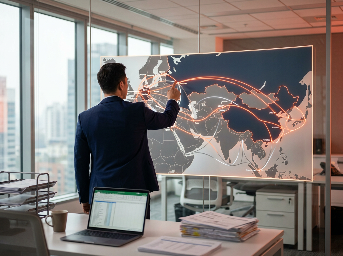 Карта маршрутов доставки грузов из Китая в Россию — логистические пути карго-сервиса