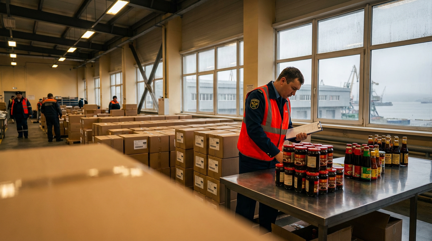 Импорт соусов и приправ из Китая в 2026: ветеринарный контроль во Владивостоке