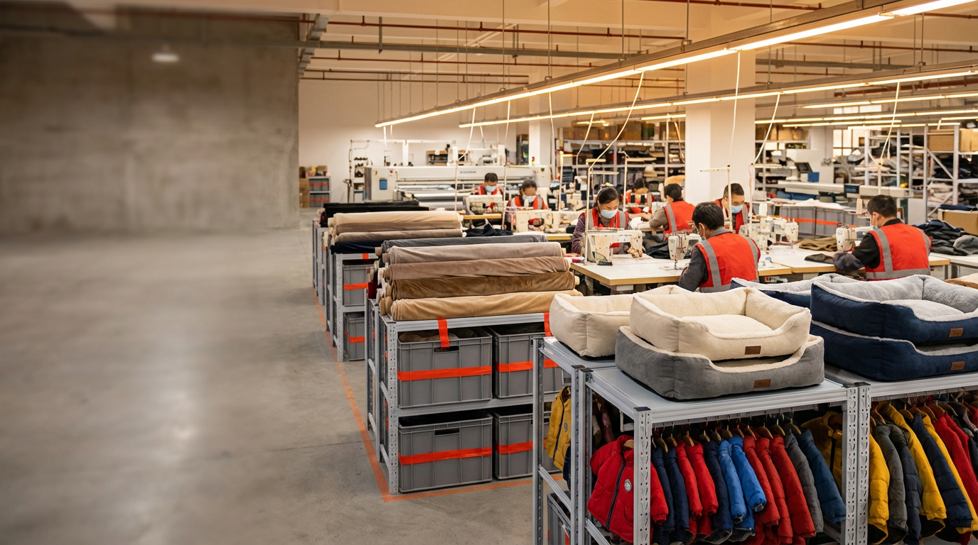 Премиум лежанки и комбинезоны для собак из Китая: как закупать оптом объёмные грузы