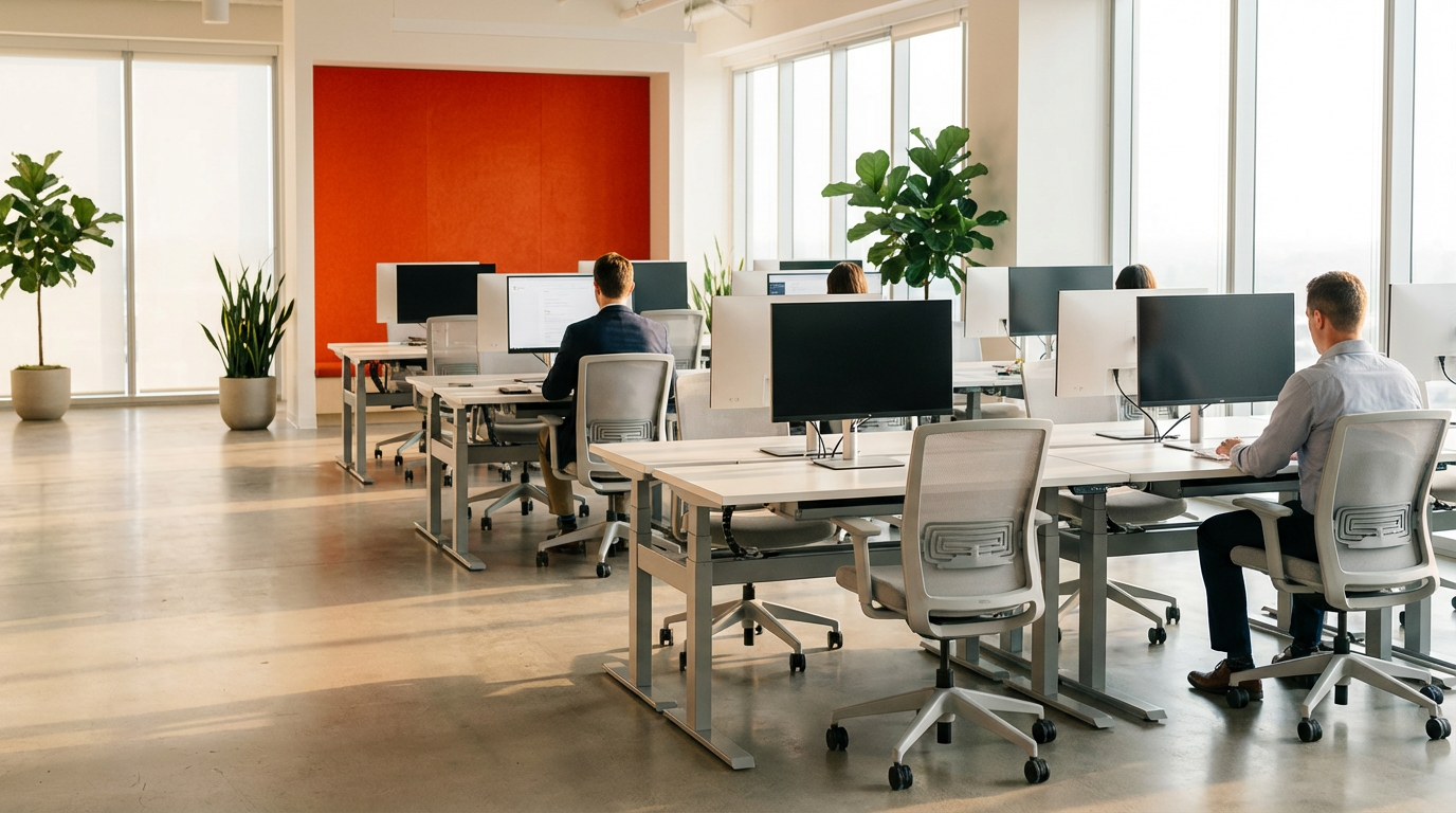 Премиум-офисная мебель из Китая: эргономичные столы и кресла для коворкингов