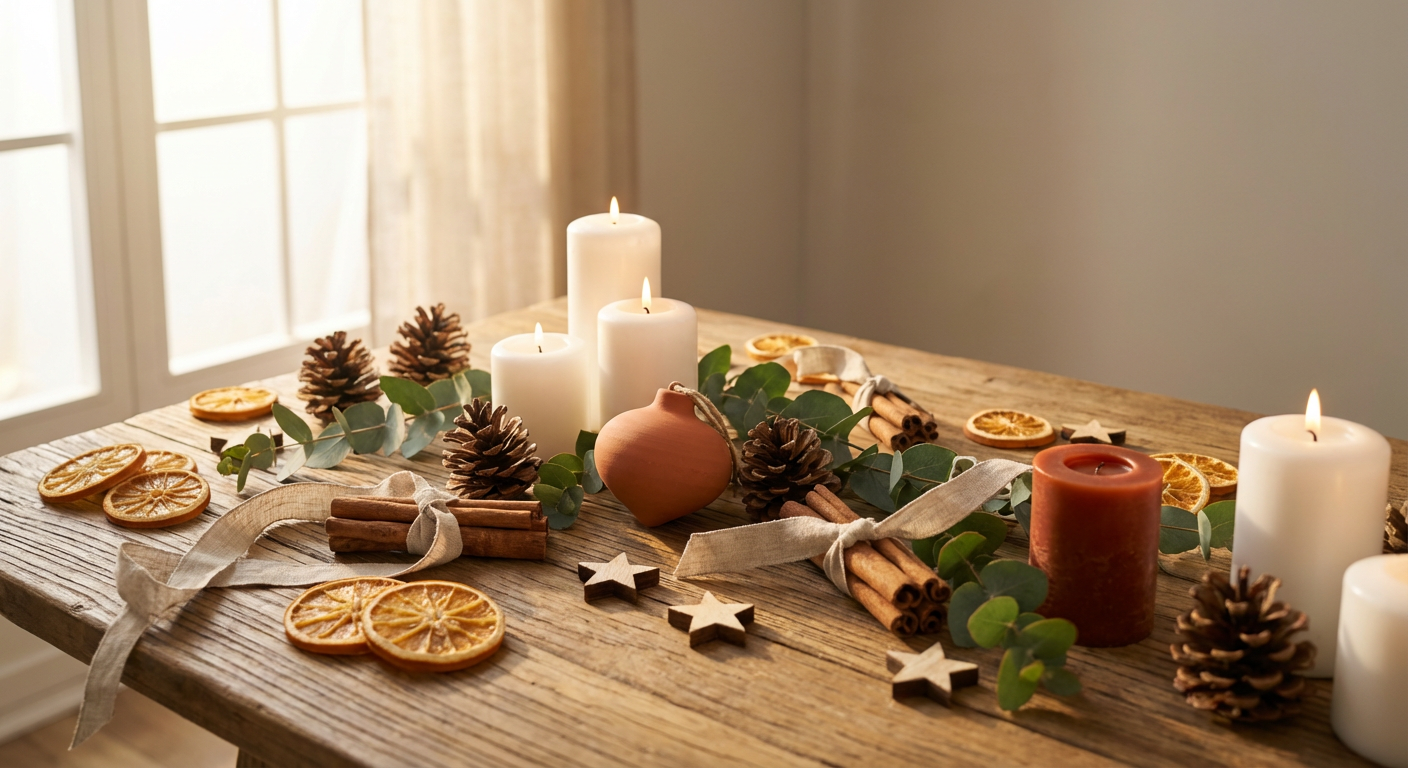 Новогодний декор 2026: от природных материалов к минимализму и хендмейду
